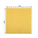 Bopeep EVA Foam Kids Play Mat Floor Yellow - Front View