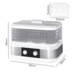 Spector 5 Trays Stainless Steel Food Dehydrator Dryer-2006733421992349698