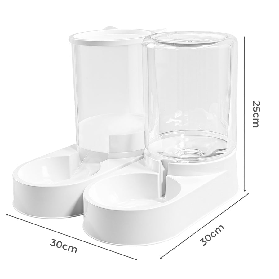 Pawz Automatic Pet Feeder Water Dispenser Set 3.2L-2006733420155244546