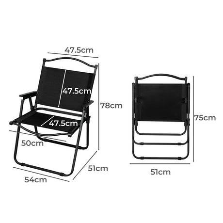 Levede Camping Chair Folding Outdoor-2006733113958469634