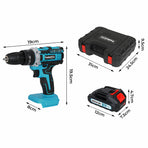Traderight 21V Cordless Drill Driver Set 2×2.0Ah Battery-2006733385518682114