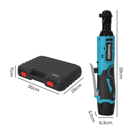 Traderight Cordless Ratchet 12V 42N.M 3/8" Drive Kit-2018816723158962178
