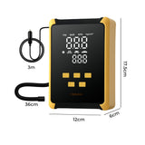 Manan 12V 150PSI Portable Tire Inflator with LED Light - Front View