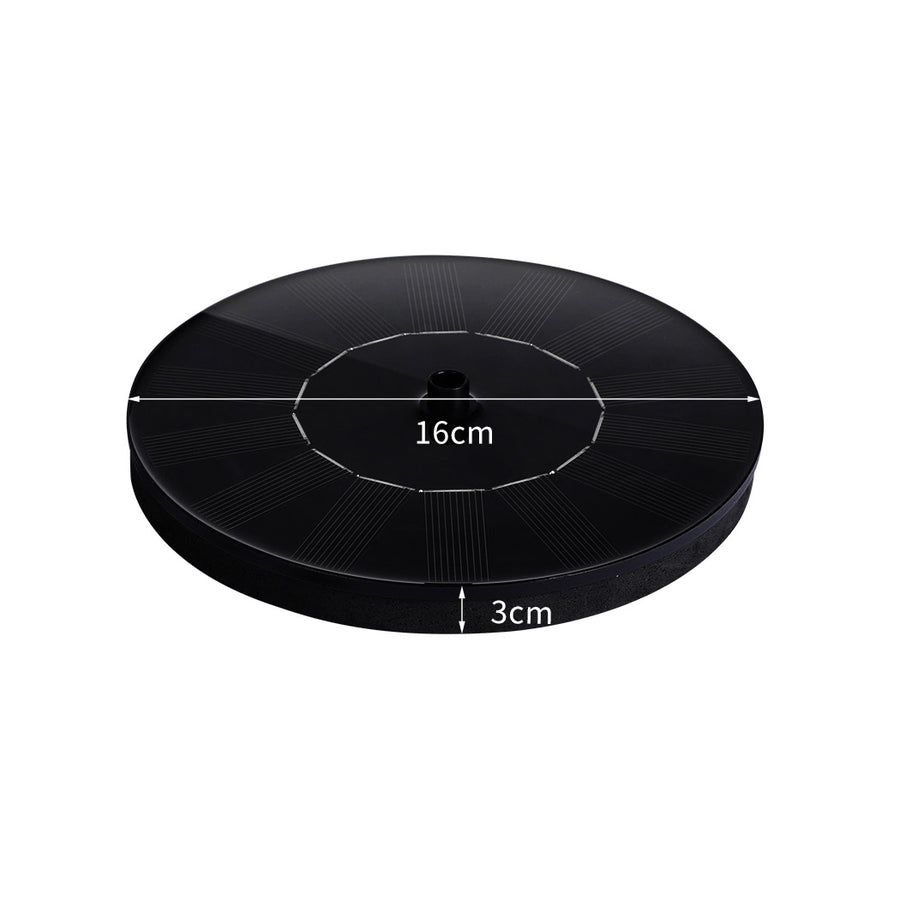 Solar Fountain Powered Water Power Floating-2018816637632909314