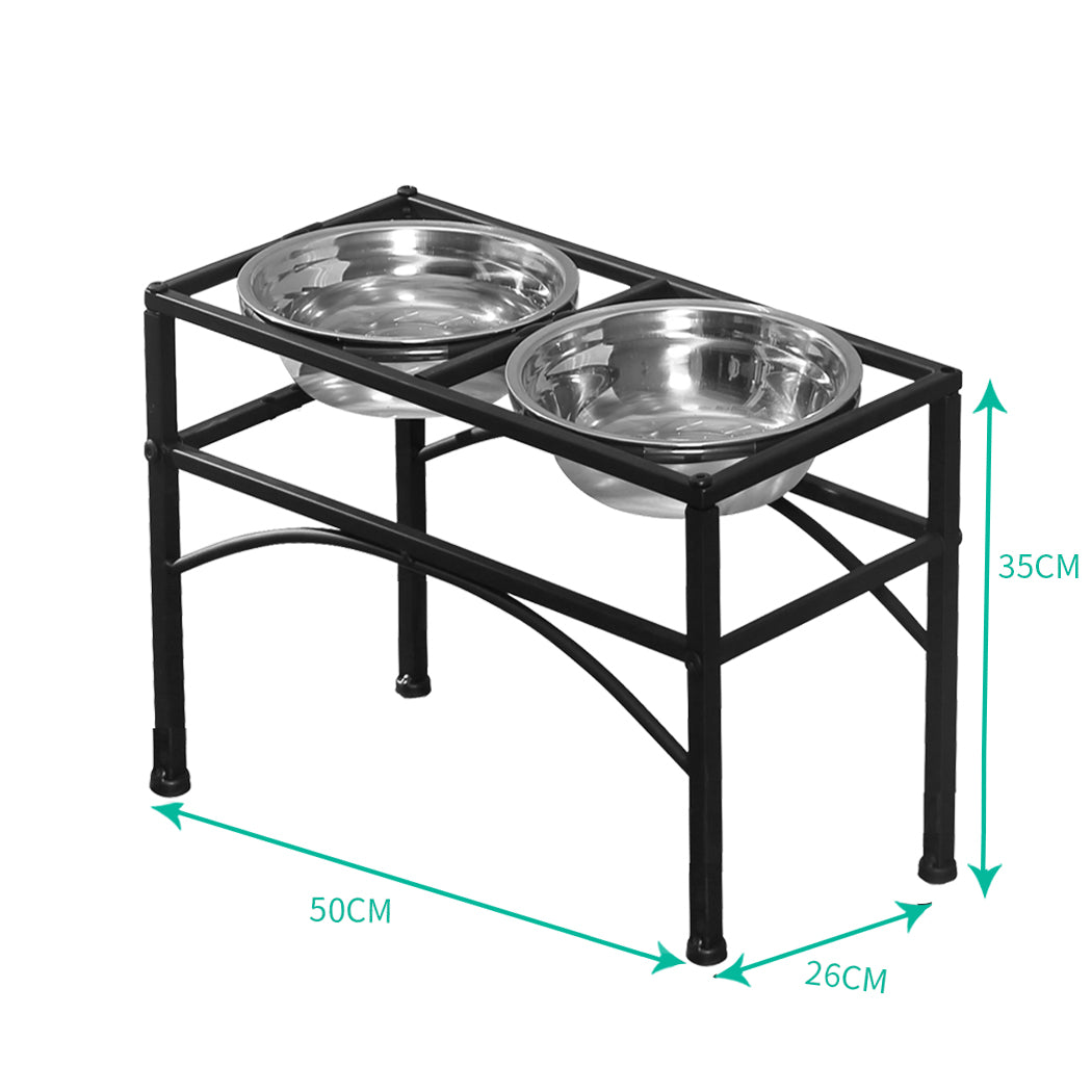 PaWz Dual Elevated Raised Pet Dog Puppy Large-2006733200709259266