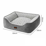 Pawz Pet Dog Calming Bed Fluffy Washable Cushion M - Front View