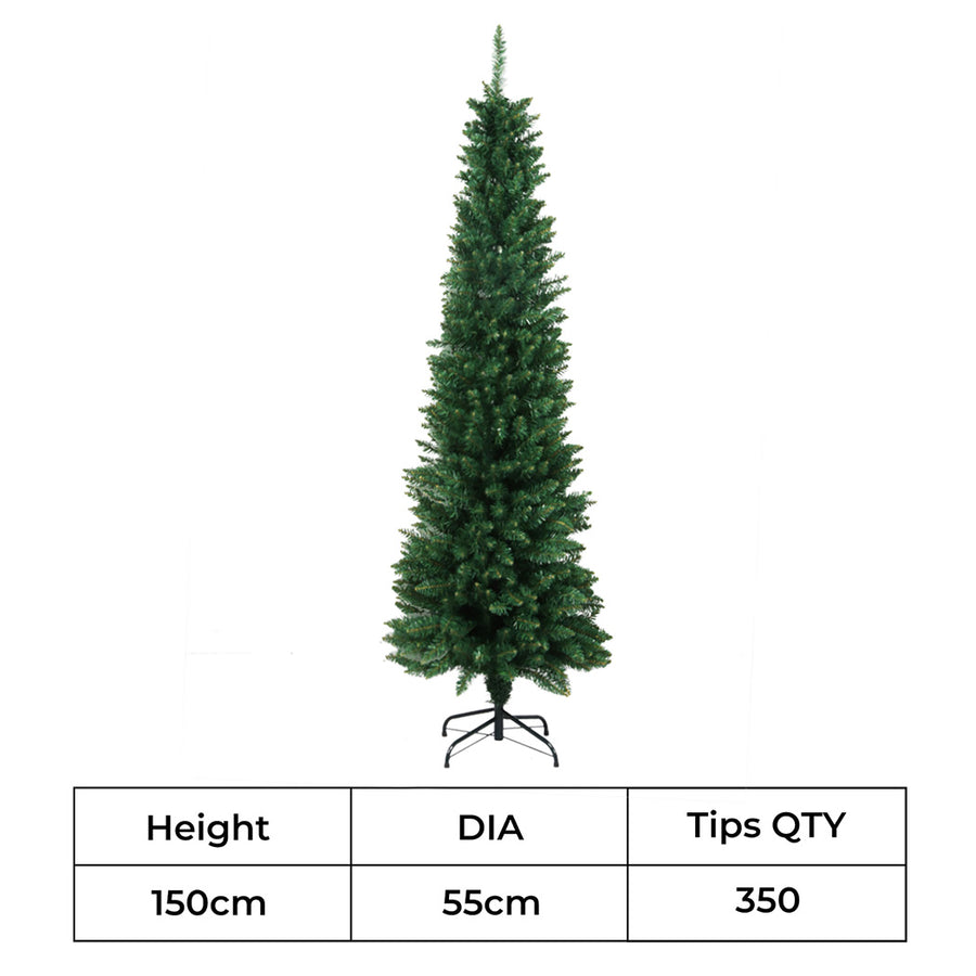 Santaco 1.5M 350 Tips Pencil Christmas Tree-2006732745379811330