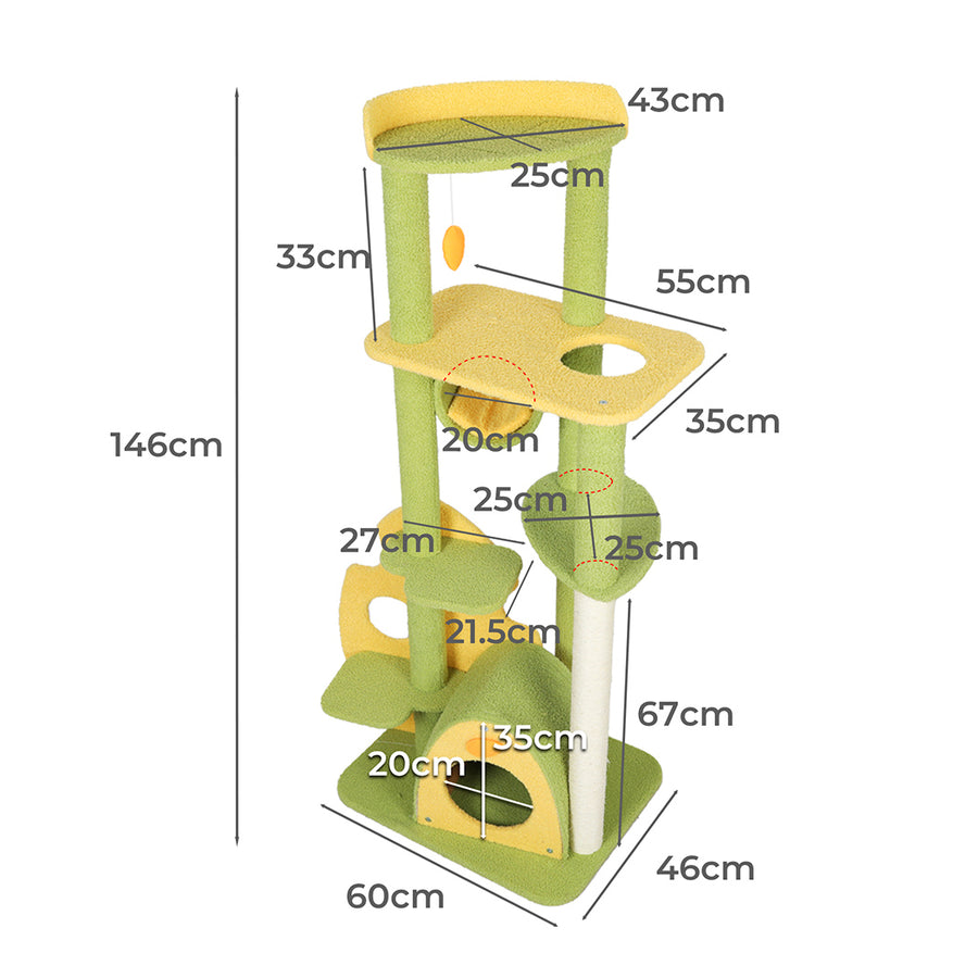 PaWz Cat Tree Kitten Furniture Condo-2018816853547290626