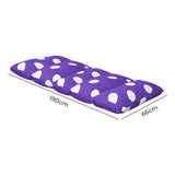 Dreamz Foldable Mattress Kids Pillow Purple Medium - Front View