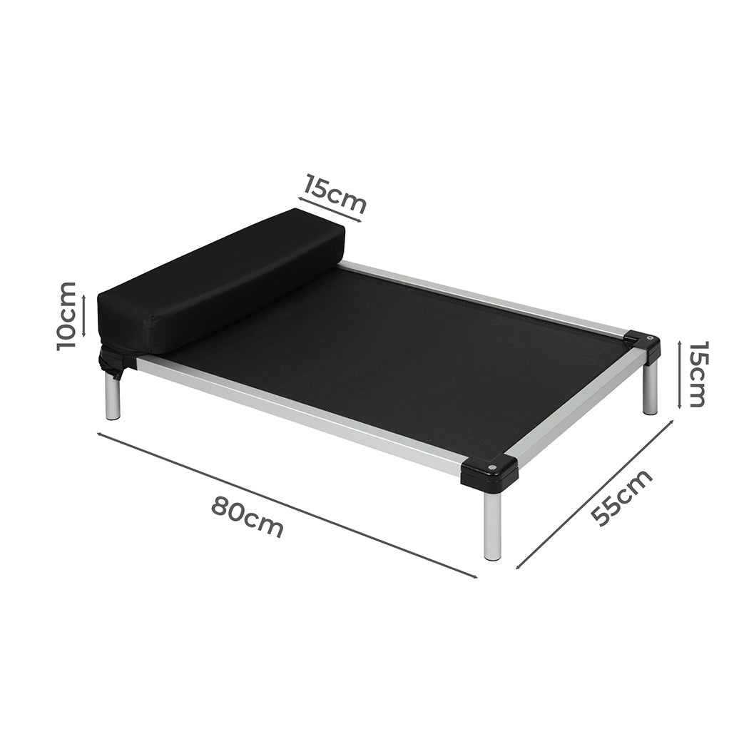 PaWz Pet Trampoline Aluminium Frame L Black Large-1954802570547564546