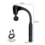 Spector Extended Handle Massage Gun Black - Front View