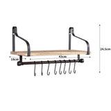 Levede Floating Shelf Brackets Wall - Front View