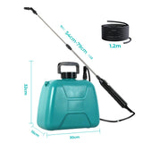 Traderight 5L Electric With Sprayer 3 Mist Nozzles Farm - Front View