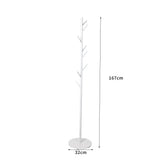 Levede Coat Rack Hat Clothes Stand Hanger White-2018816731472072706