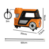 Manan 150PSI 12V Car Tyre Inflator Digital Air Pump LED - Front View