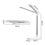 Emitto Double Head Desk Lamp LED Light Eye Caring USB - Front View
