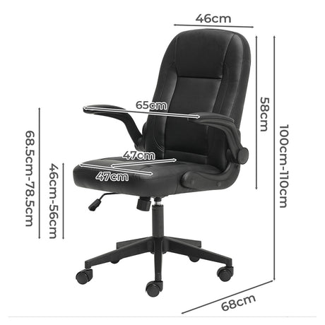 Levede Executive Office Chair Work PU Leather Seat-2018816846551191554