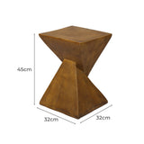 Levede Side Table Coffee Terrazzo Magnesia - Front View
