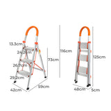 Traderight 3 Step Ladder Folding Aluminium-2018816750803619842