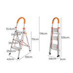 Traderight 3 Step Ladder Folding Aluminium-2018816750803619842