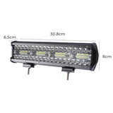 LED Light Bar Work Flood Spot Beam Lamp 240W - Front View
