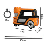 Manan 150PSI 12V Car Tyre Inflator Digital Air Pump LED - Front View