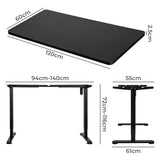 Levede Motorised Standing Desk Height 120cm Black 800x 1.5MM-2018816927035691010
