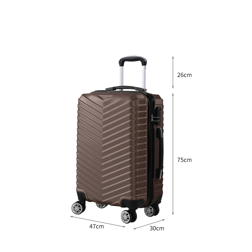 Slimbridge 28" Luggage Suitcase Travel Coffee 28 inch-2018816687624818690