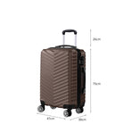 Slimbridge 28" Luggage Suitcase Travel Coffee 28 inch-2018816687624818690