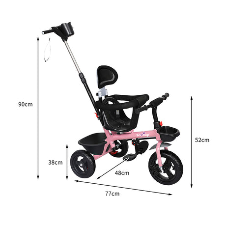 BoPeep Kids Tricycle Ride On Trike Toddler Pink-2006733203976622082