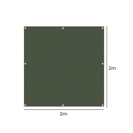 Polyester Canvas Tarp Tarpaulin Sun 2x2 Meter-2018816671220895746