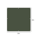 Polyester Canvas Tarp Tarpaulin Sun 2x2 Meter-2018816671220895746