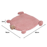 PaWz Pet Bed Cat Calming Bed Dog Squeaky M Pink Medium - Front View