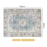 Marlow Floor Rug Short Pile Washable Vintage Carpet Soft Plush Non Slip 160x120-2018816742326931458