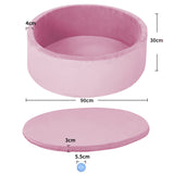 BoPeep Kids Balls Pit Baby Ocean Play Pink - Front View