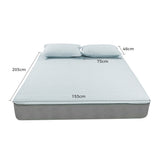 DreamZ Latex Cooling Bed Sheet Set Fitted 3PCS Queen - Front View