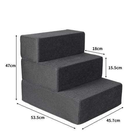 PaWz Multi-steps Dog Ramps For High Double 9KG-2018816787419893762