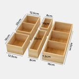 Toque Bamboo Drawer Organizer Multi-Use Storage Box-2006732763457261570