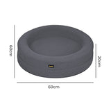 Pawz Pet Orthopedic Calming Bed Memory Foam Dog Sofa - Front View