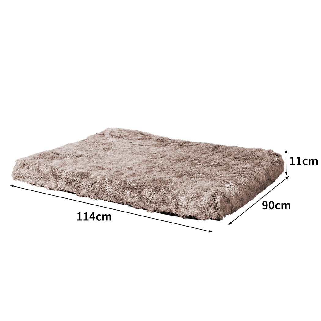 PaWz Dog Mat Pet Calming Bed Memory L Coffee Large-1954802545780199426