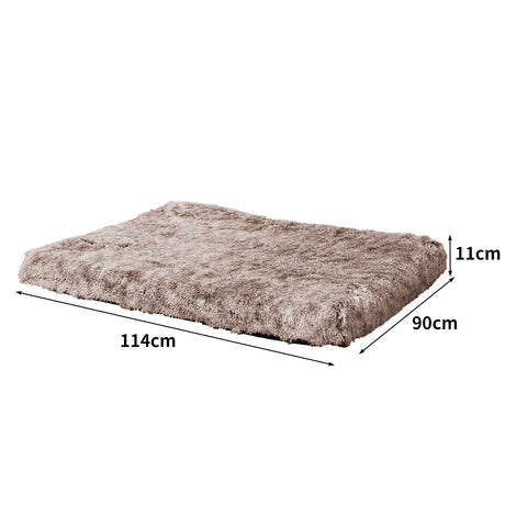 PaWz Dog Mat Pet Calming Bed Memory L Coffee Large-1954802545780199426