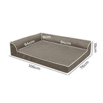 Pawz Orthopedic Dog Bed XL Coffee-2006732880738390018