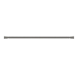 Marlow Satin Nickel Curtain Rod Steel Quiet Rail Pole Pommel Set Adjustable-2018816721514795010