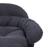 Pawz Elevated Pet Dog Cat Sofa Bed Couch XL Size Grey - Side View