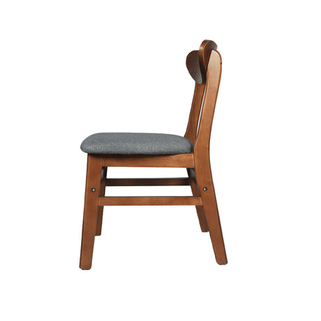 Levede 2xDining Chairs Kitchen Chair Brown 2Pack-2018816901869867011