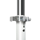 MONVELO Folding Scooter Dual Large Wheels White - Side View