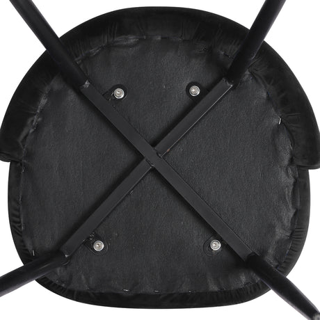 Levede 2x Dining Chairs Kitchen Cafe Black-2006733258255110147