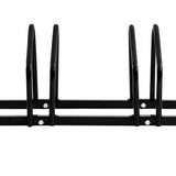 6 Bikes Stand Bicycle Bike Rack Floor - Side View