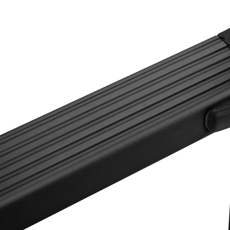 Traderight Multipurpose Aluminium Ladder Telescopic 2.6M Black 2.6 Meter-2006733178764660739