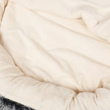 PaWz Pet Dog Calming Bed Warm Soft Plush L Large - Side View